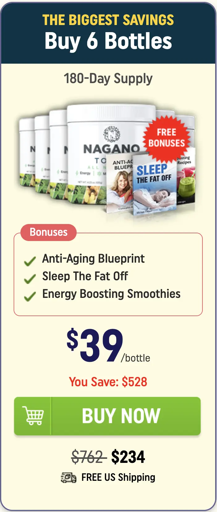 Nagano Tonic 6 bottles